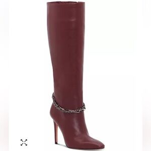 Vince Camuto Elegant Burgundy Boots